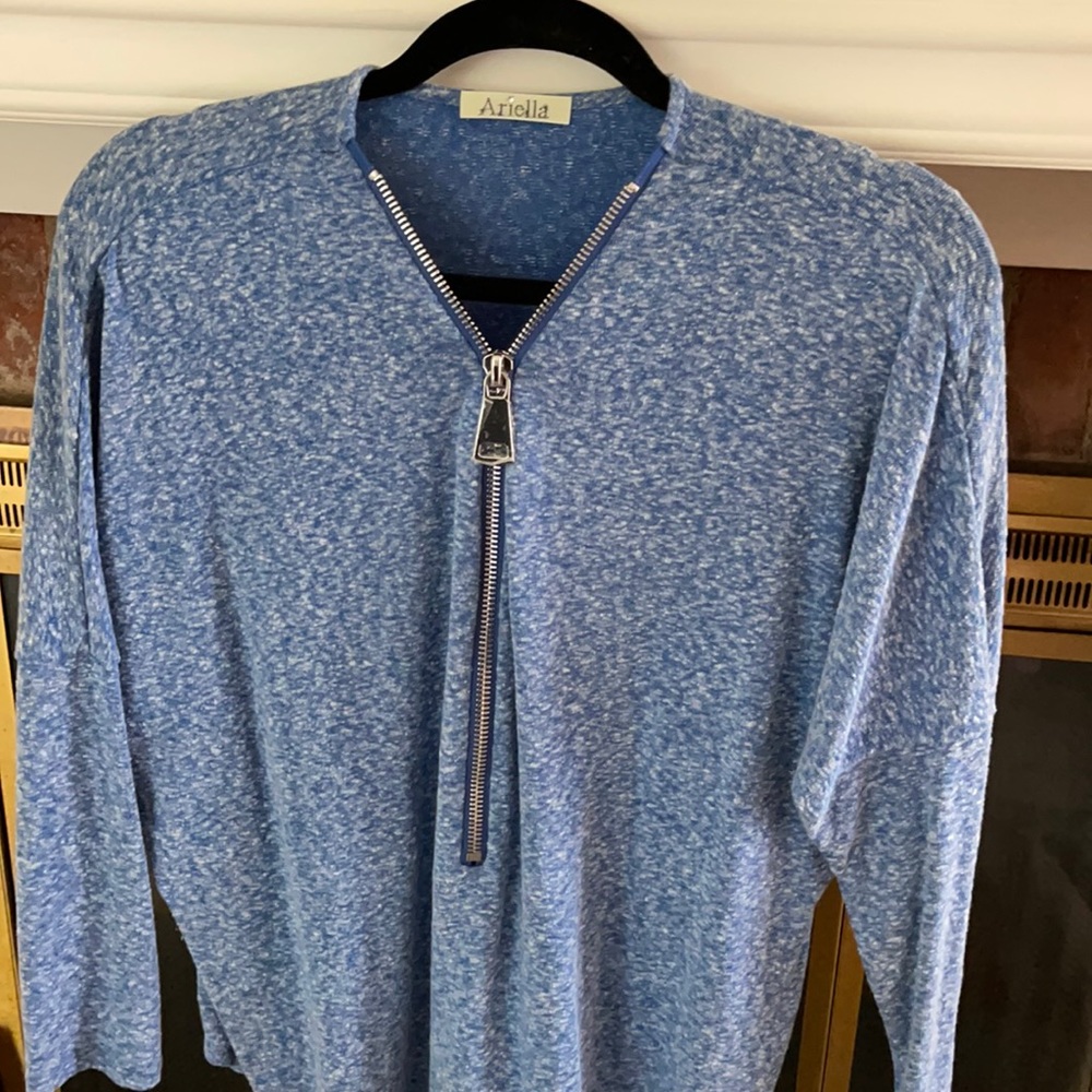 Blue sweater great for fall